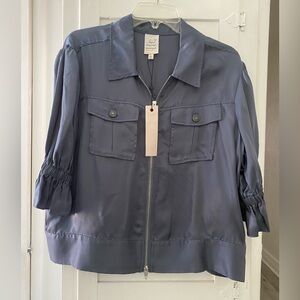 Cing a Sept bluish grey Holly Jacket, NWT